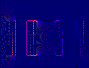 EI and C cores create high parasitic capacitance everywhere